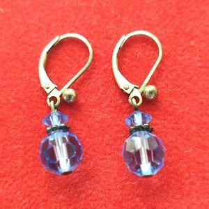 Blue earrings